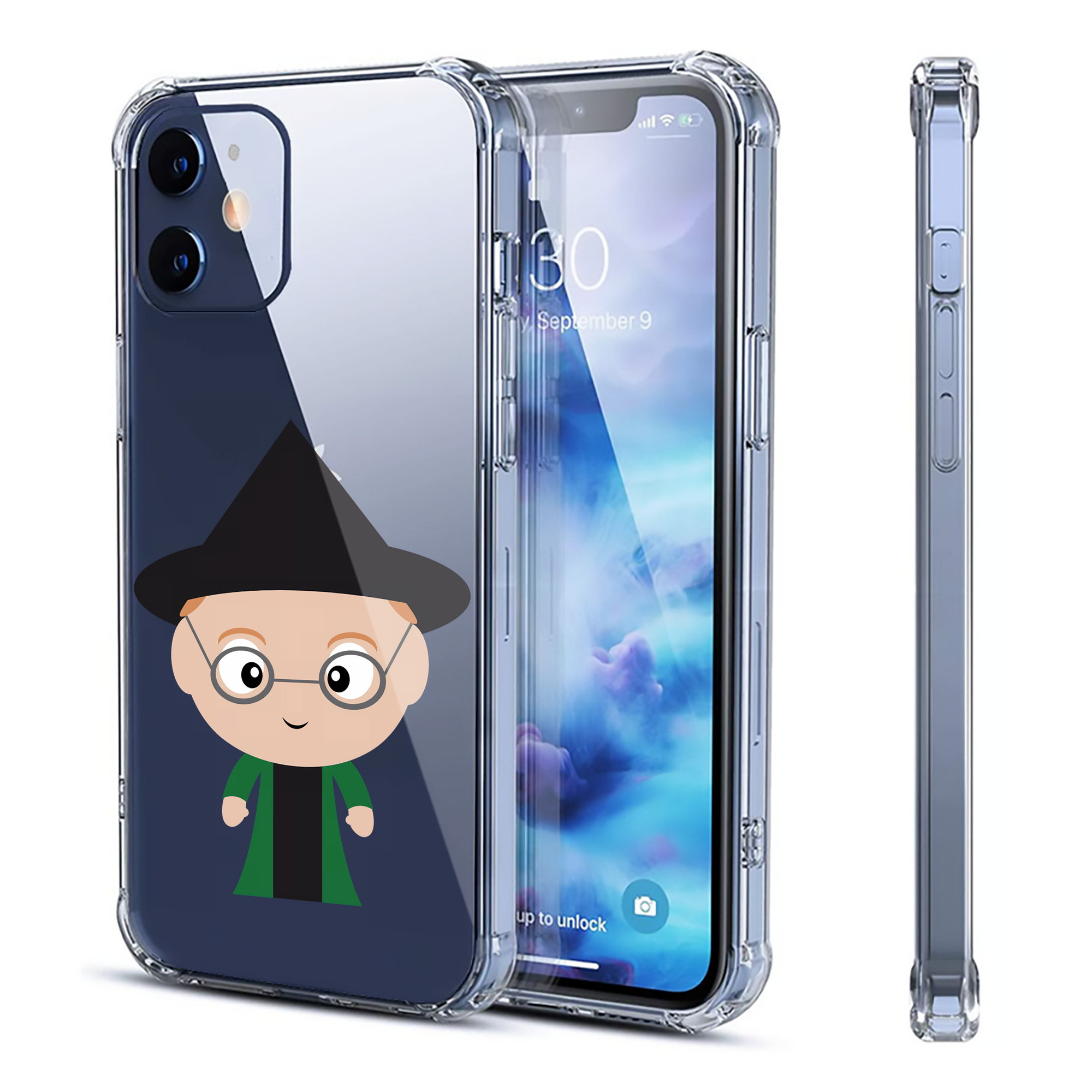 （画像用） Harry Potter ハリー・ポッターシリーズ 【iPhone 12シリーズ対応】透明スマホケース（クリアソフトケース）